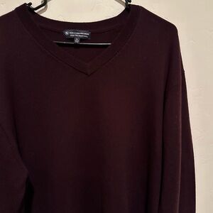 Hart Schaffner Marx | New Merino Wool V Neck Mens Sweater